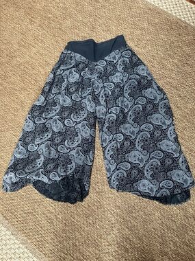 Paisley Print Boho Pants
